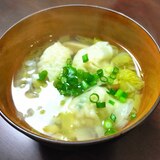 ☆白菜と水餃子のスープ☆